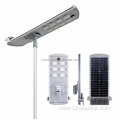 smart solar street light with self cleaning